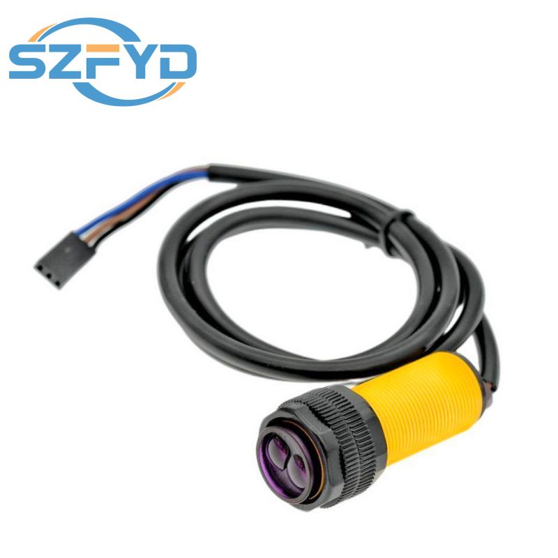 Infrared Obstacle Sensor - Robot de voiture intelligent E18-D80NK, capteur