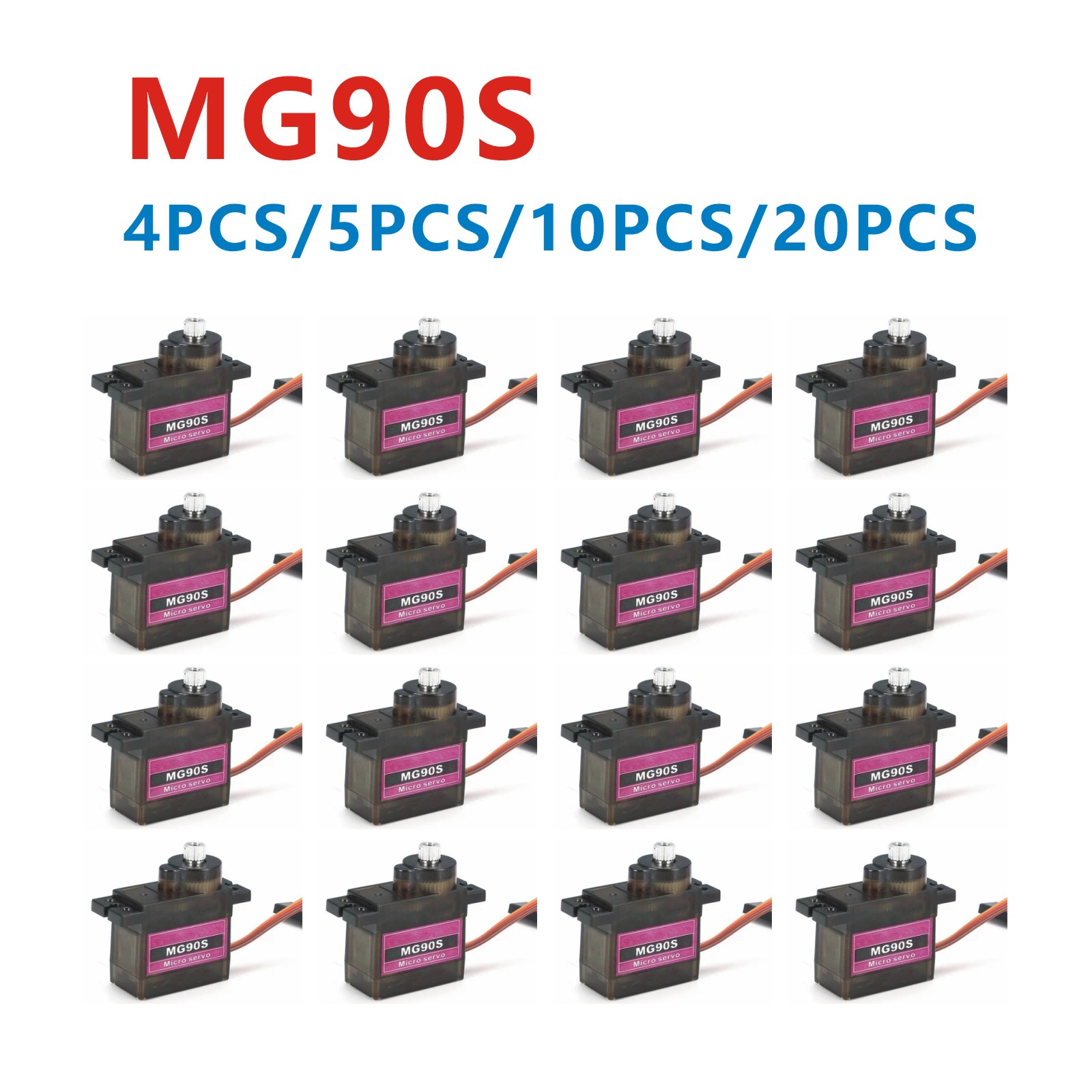 Sg90 Servo - MG90S Metal Gear RC Micro Servo,
