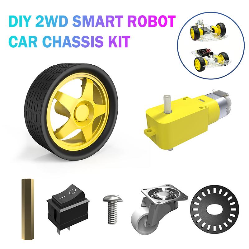 Line Follower Robot - Kit de châssis de voiture robot