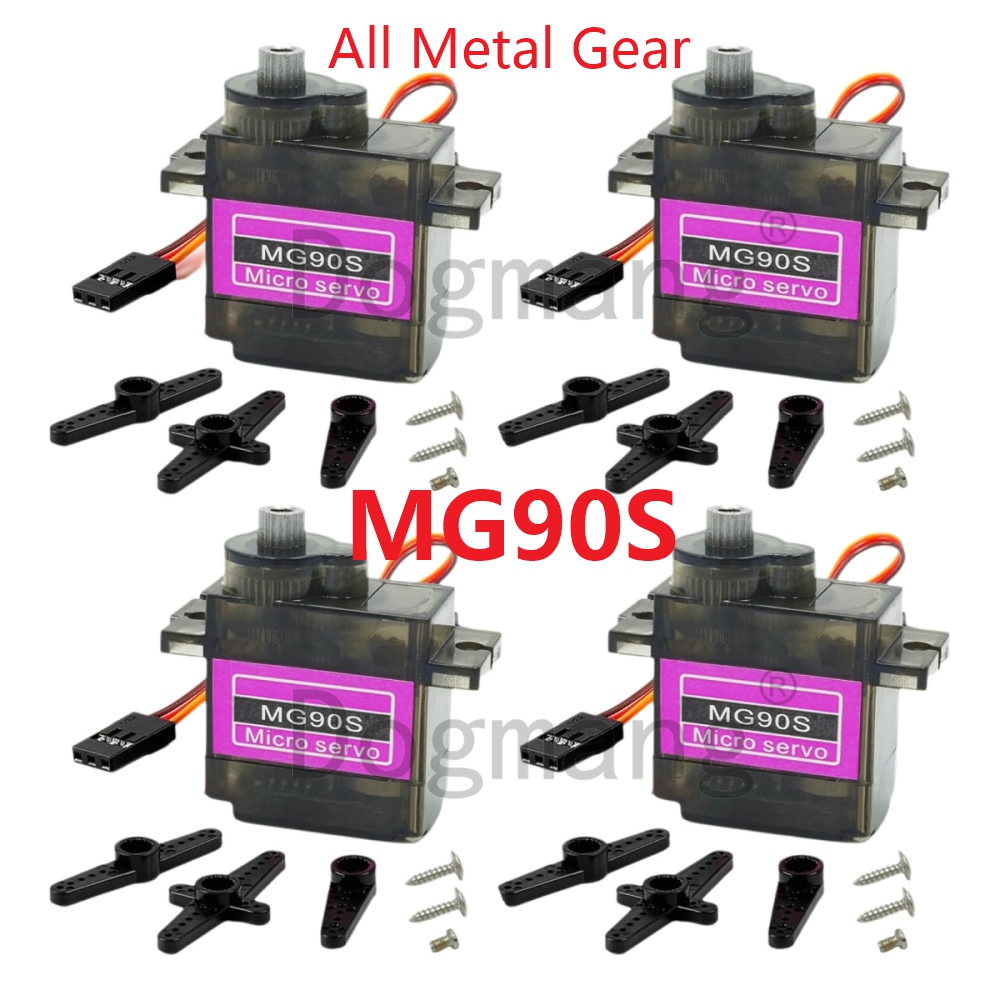 Servo Sg90 - MG90S Servo 1/2/4/10/20/50 pièces tout engrenage