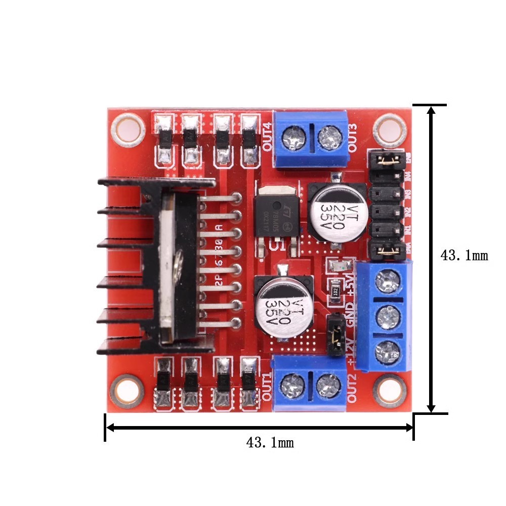 L298N Module - Module de commande de moteur L298N,