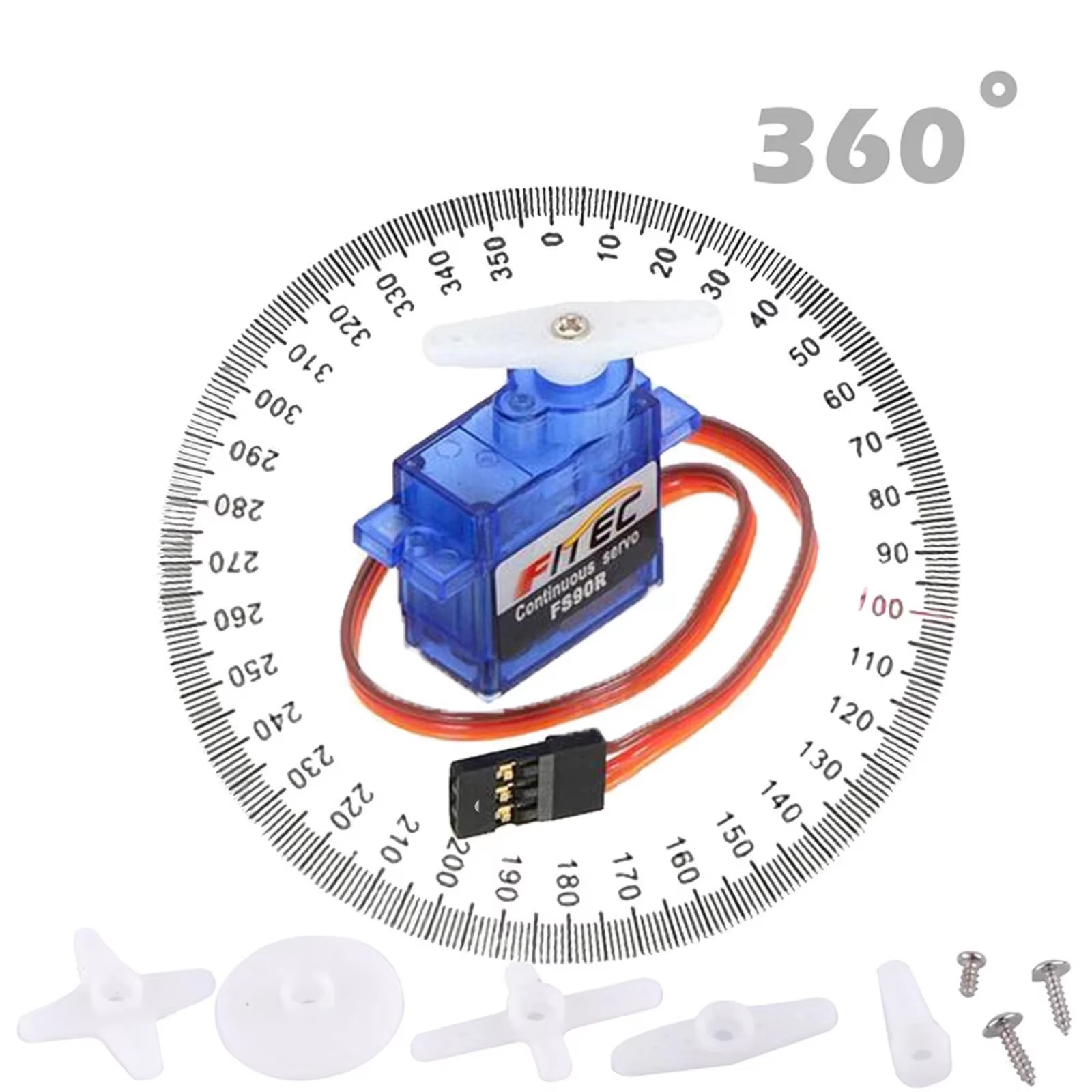 Servomoteur FS90R 9g, rotation - Micro Servo avis et prix