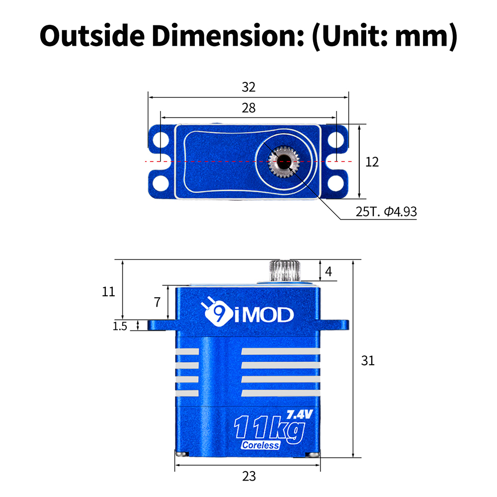 9IMOD Micro Servo Numérique 11 - Micro Servo avis et prix