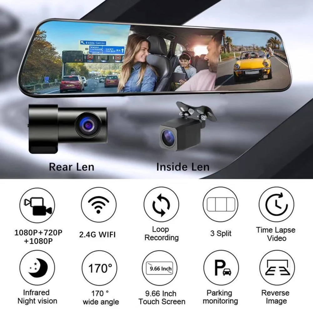 Rétroviseur de voiture à écran - Infrared Obstacle Sensor avis et prix